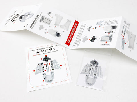 レッドフォックススタジオ RFSQS-48026 1/48 サーブ AJ-37 ヴィゲン（イタレリ用）