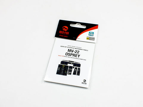 レッドフォックススタジオ RFSQS-48027 1/48 MV-22 オスプレイ（ホビーボス用）