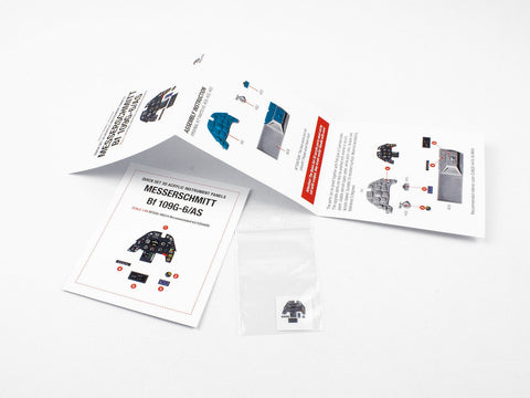 レッドフォックススタジオ RFSQS-48034 1/48 メッサーシュミット Bf 109G-6 AS(エデュアルド用)