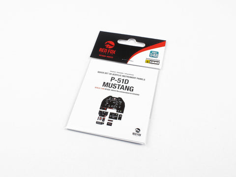 レッドフォックススタジオ RFSQS-48043 1/48 P-51D-5 マスタング（エデュアルド用）