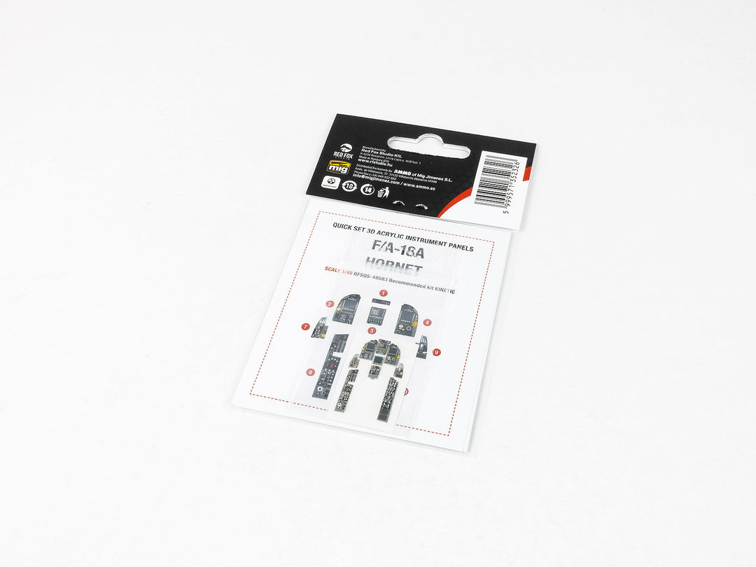 レッドフォックススタジオ RFSQS-48083 1/48 F/A-18A ホーネット（キネティック用） – ホビーショップ パンツァーレーア