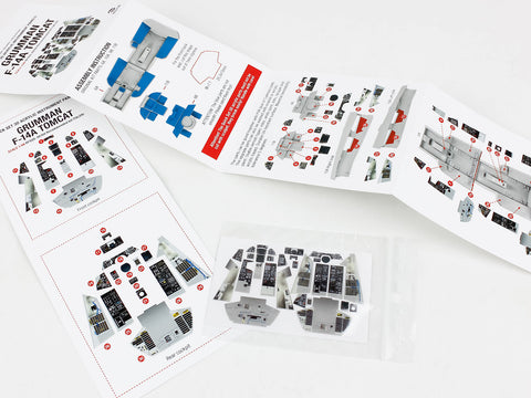 レッドフォックススタジオ RFSQS-48160 1/48 F-14A トムキャット（全側壁付き）（イタレリ用）