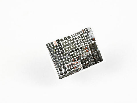 レッドフォックススタジオ RFSQS-48182 1/48 アメリカ空軍WWII用計器・計器セット（汎用）