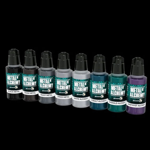 スケール75 SSE-009 メタル&アルケミースチールペイントセット(水性アクリル)（8本入）