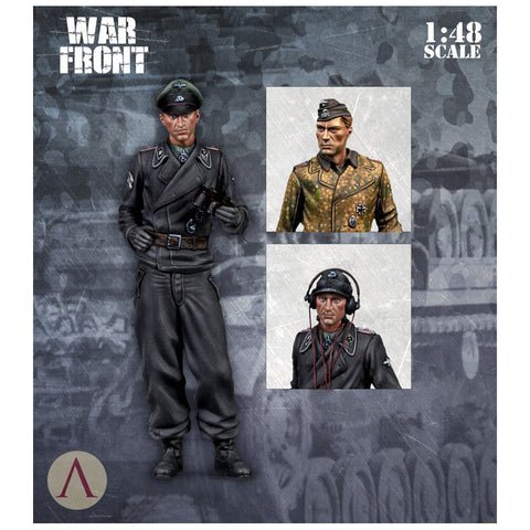 スケール75 SW48-006 1/ 48 ドイツ 戦車兵2セット (2体)