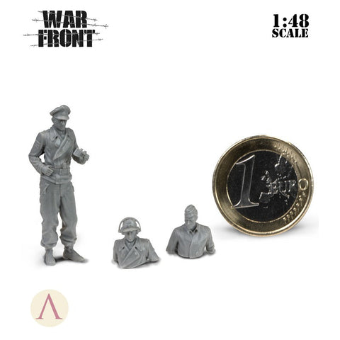 スケール75 SW48-006 1/ 48 ドイツ 戦車兵2セット (2体)