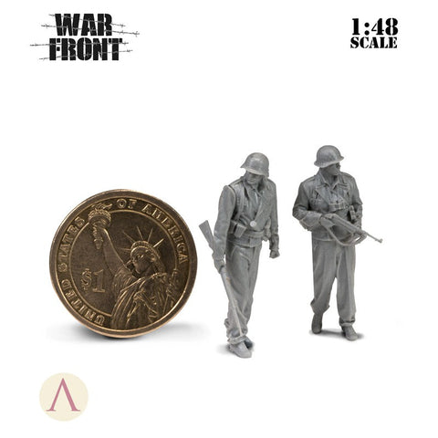 スケール75 SW48-007 1/ 48 ドイツ 装甲擲弾兵2セット(2体)