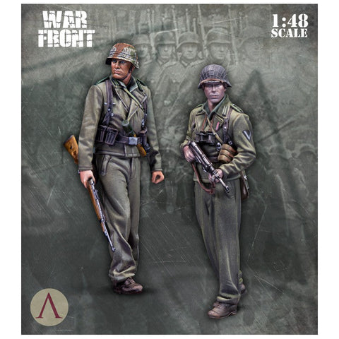 スケール75 SW48-007 1/ 48 ドイツ 装甲擲弾兵2セット(2体)