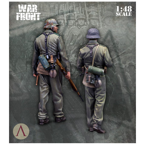 スケール75 SW48-007 1/ 48 ドイツ 装甲擲弾兵2セット(2体)