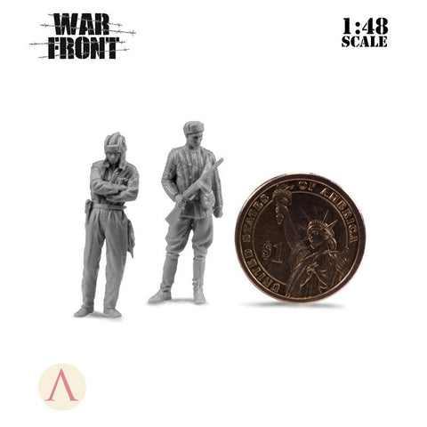 スケール75 SW48-008 1/ 48 ソビエト兵セット(2体)