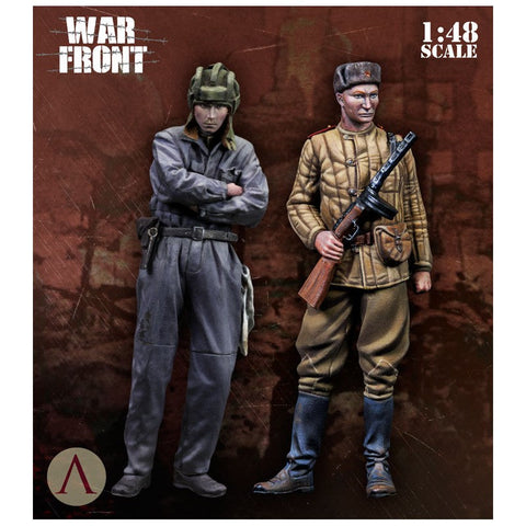 スケール75 SW48-008 1/ 48 ソビエト兵セット(2体)