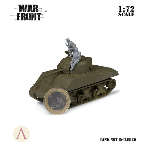 スケール75 SW72-005 1/72 アメリカ戦車兵セット (2体)