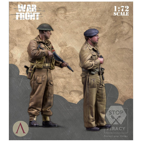 スケール75 SW72-010 1/72 イギリス軍セット(2体)