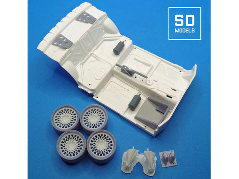 SDモデル SD-B01-1 1/24　BMW　M3ラリー　追加パーツ＋Rothmansホイール　BEEMAX対応
