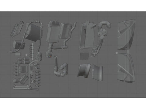 SDモデル SD-L04 1/24　ランチア　デルタS4　追加パーツ　BEEMAX対応