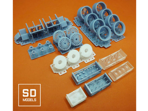 SDモデル SD-P02 1/24　ポルシェ956　プライベータ仕様　追加パーツ　タミヤ対応