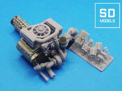 SDモデル SD-P05 1/24　ポルシェ934　エンジン追加パーツ　Revell対応