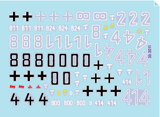 スターデカール 35-3011 1/35 WWII ドイツ 北アフリカ戦線のIV号戦車D型/D/E型/E型 トリポリ/トブルク/リビア1941年