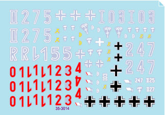 Star Decals 35-3014 1/35 Tiger I and PzKpfw I. North Africa Campaign. Tiger I Early. Pz I Ausf A, Pz I Ausf B, Flamm-Pz I, Kl.Bef-Pz I. 