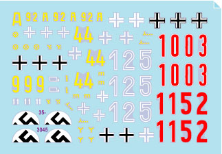 Star Decals 35-3045 1/35 PzKpfw 38(t) Praga. Op Barbarossa and beyond... PzKpfw 38(t) Ausf C/D, Ausf D/E and Ausf G. 