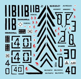 スターデカール 35-846 1/35 チャレンジャー1 イン 湾岸戦争-クイーンズロイヤル・アイリッシュ軽騎兵隊