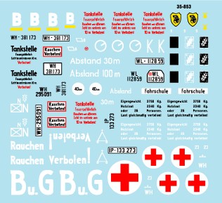 スターデカール 35-853 1/35 オペルブリッツ・メルセデス3000貨物自動車