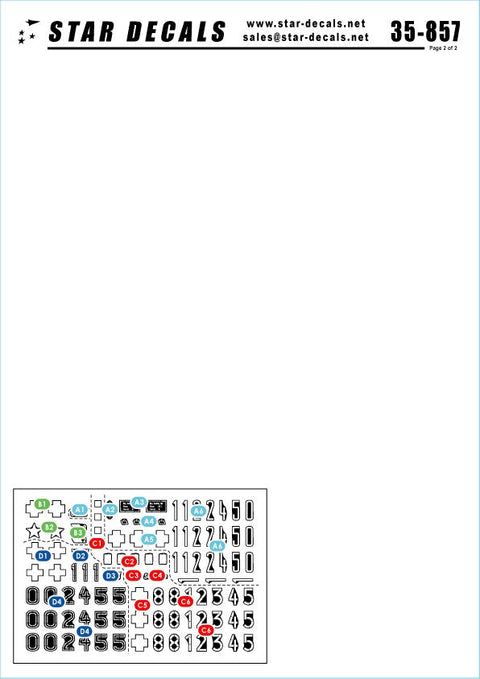 スターデカール 35-857 1/35 ジャーマンタンクス イン イタリア #6-IV号戦車 H型