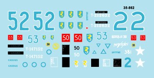 スターデカール 35-862 1/35 第27機甲旅団 # 3 - D-Day/ノルマンディ, イーストライディング義勇農騎兵連隊