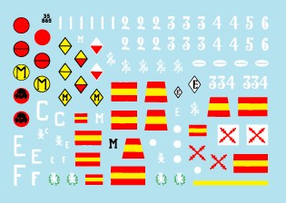スターデカール 35-865 1/35 スペイン内戦 # 3 I号戦車B型/I号戦車20mm機関砲搭載型