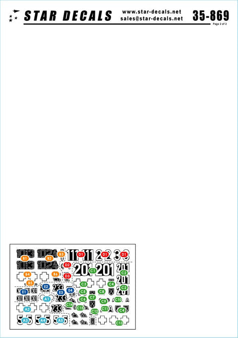 スターデカール 35-869 1/35 ジャーマンタンクス イン イタリア #2-III号突撃砲・StuH 42