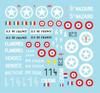 スターデカール 35-C1351 1/35 フランスのレジスタンス #1 鹵獲したドイツ戦車