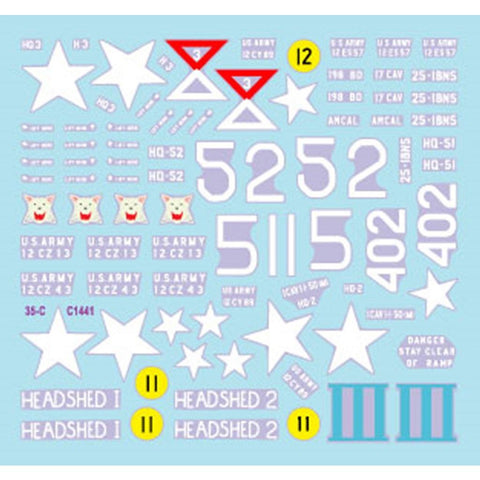 スターデカール 35-C1441 1/35 ベトナムにおける米軍M113 #3 M577A1 コマンドポストキャリア 第17騎兵連隊・第5機械化歩兵連隊・第50機械化歩兵連隊