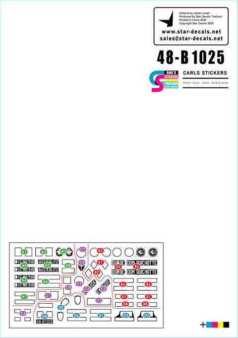 スターデカール 48-B1025 1/48 現用 フランス インドシナ戦争＃2 M8 HMC 75mm自走榴弾砲