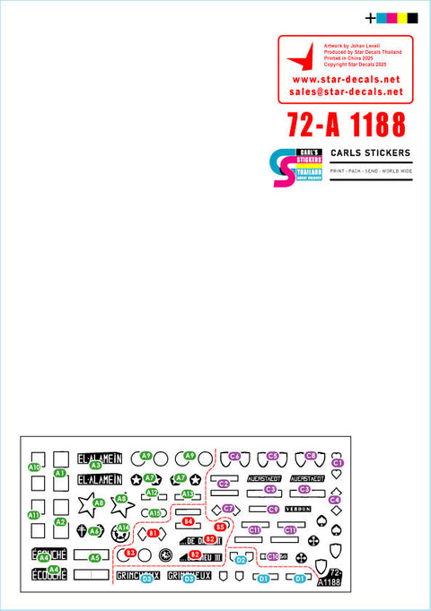 スターデカール 72-A1188 1/72 現用 フランス インドシナ戦争＃4 M5A1スチュアート軽戦車 初期/後期生産車