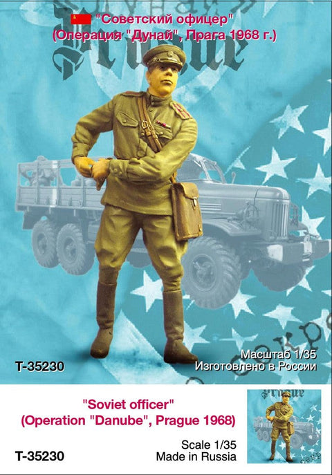 タンクモデル T-35230 1/35 ソビエト軍士官（ドナウ作戦、プラハ1968年）