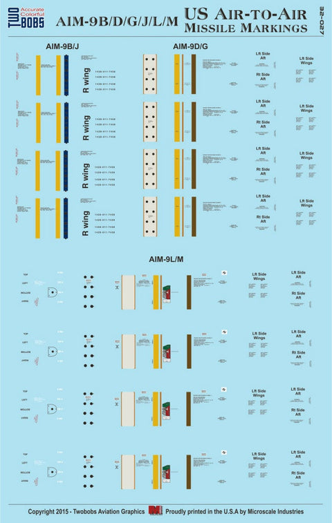 トゥーボブス 32-027 1/32 アメリカ 空対空ミサイル AIM-9s