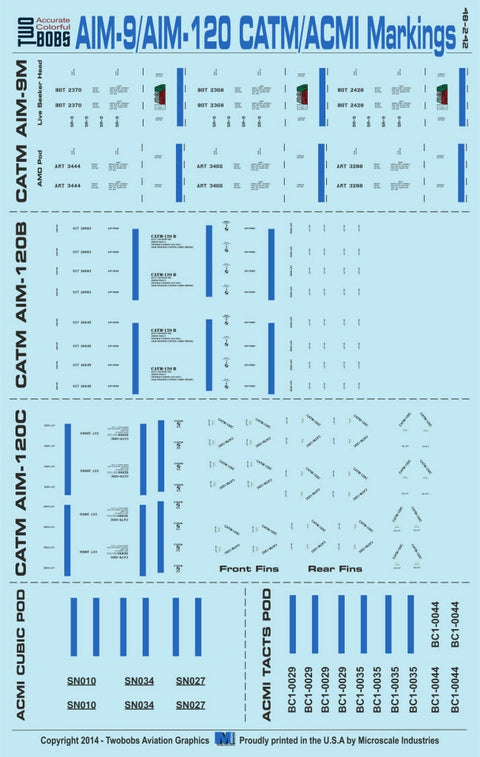 トゥーボブス 32-049 1/32 CATM,ACMI マーキング