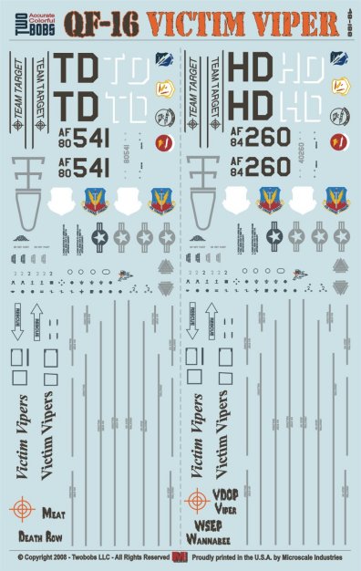 トゥーボブス 48-188 1/48 ヴィクティム ヴァイパー QF-16
