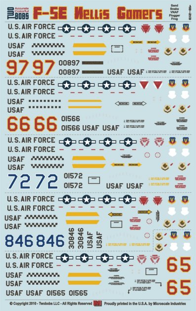トゥーボブス 48-213 1/48 ネイルズ ゴマーズ パート3 F-5E