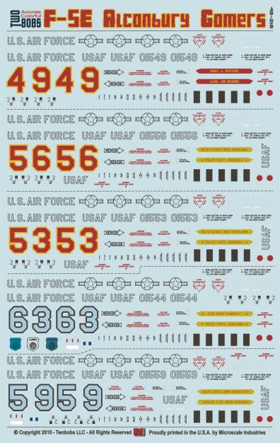 トゥーボブス 48-218 1/48 アルコンバリー ゴマース パート2 F-5E