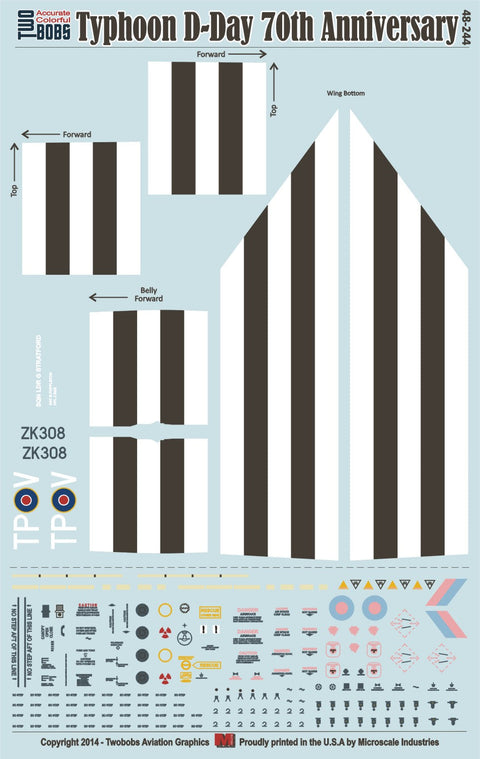 トゥーボブス 48-244 1/48 D-Day 70周年 タイフーン