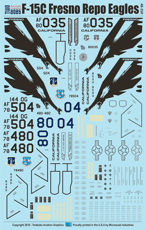 トゥーボブス 48-250 1/48 F-15C リノレポ イーグルス