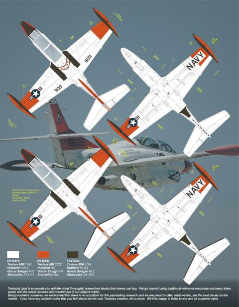 トゥーボブス 72-088 1/72 アメリカ海軍訓練飛行隊 パート1 T-2C