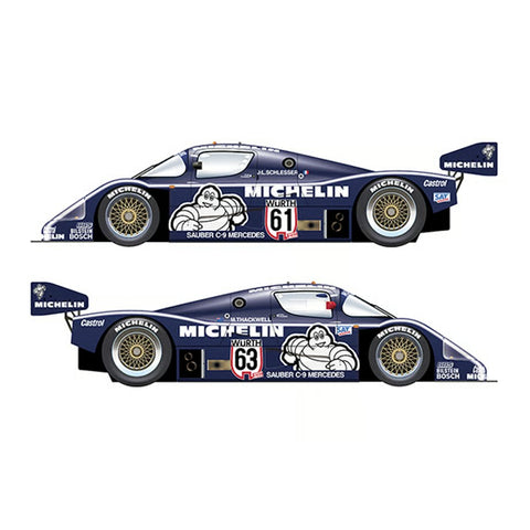 ベクターワンデカール D24-009 1/24 ザウバー C9 スーパーカップ ニュルブルクリンク 1987 Winner (タミヤ/ハセガワ用)