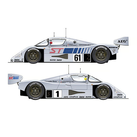 ベクターワンデカール D24-010 1/24 ザウバー C9 1989-199 ルマン & 鈴鹿 Winner (タミヤ/ハセガワ用)
