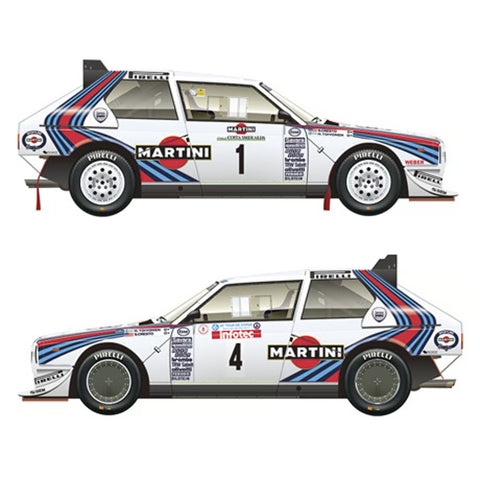ベクターワンデカール D24-012 1/24 ランチア デルタ S4 コスタ スメラルダ ラリー/ツールドコルス 1986 フルスポンサーデカール