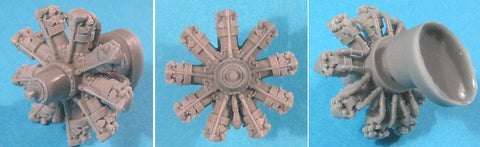 ベクター 48-008 1/48 ブリストル ペガサス/アルファロメオ 126RC34