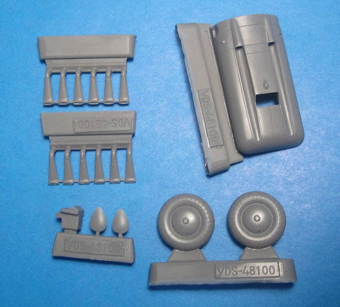 ベクター VDS48100 1/48 He 51 エクステリアセット（ローデン用）