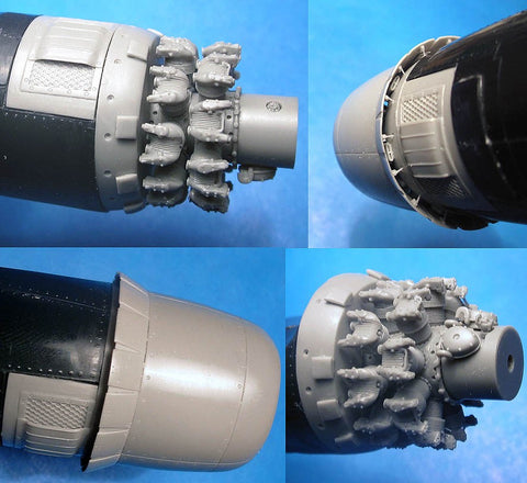 ベクター VDS48044 1/48 P-61 エンジン&カウル セット