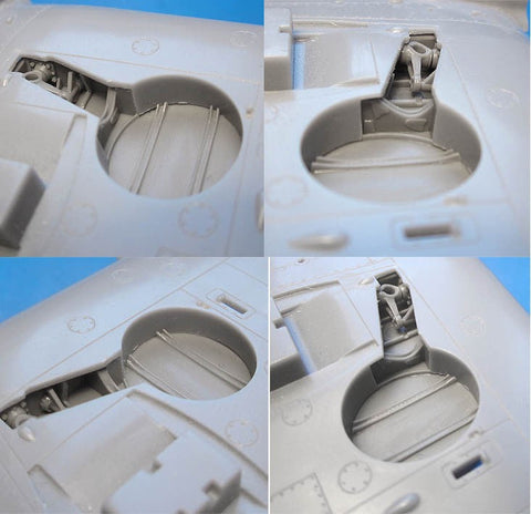 ベクター VDS48059 1/48 スピットファイア VIII/IXc ホイールウェル (ハセガワ用)